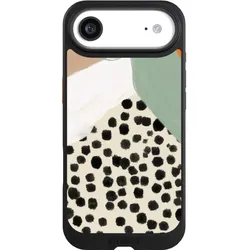 Nivocase Hülle für Apple iPhone Air Handyhülle NIVOcore Case Schwarz Abstrakt Boho Kunst (Apple iPhone Air), Smartphone Hülle, Schwarz