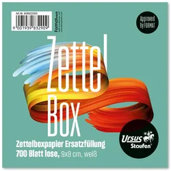 Ursus® Style 608822000 Ersatzzettel - weiß, ca. 700 Blatt, 9 x 9 x 9 cm, lose