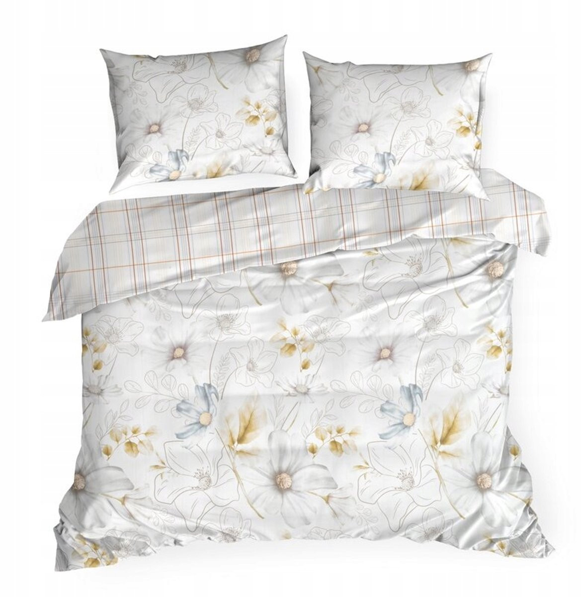 Eurofirany Luxe Microvezel Beddengoed Set Lea met Bloemenprint 220x200cm