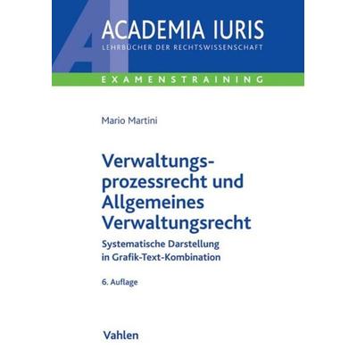 Verwaltungsprozessrecht und Allgemeines Verwaltungsrecht, Taschenbuch von Mario Martini, Vahlen, Franz