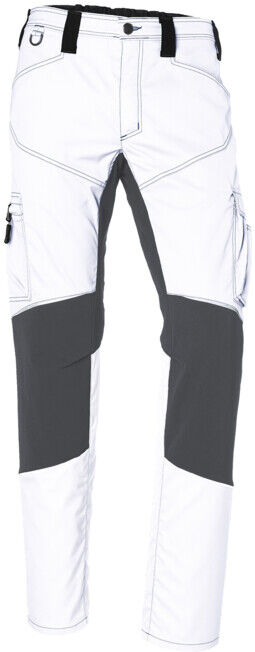 Pantalon stretch ACTIVIQ blanc/anthracite Forme 2850 Taille 48 ; Kübler Workwear (2850 5231-1097-48)