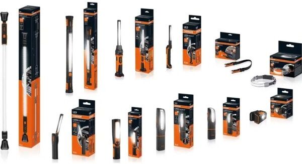 Osram Genopladelige Underhjelmlampe