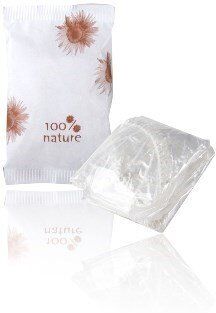 Tirolix Set 600 Pezzi Cuffia da Doccia 100% Nature