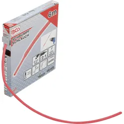 BGS Schrumpfschlauch-Box | rot | Ø 5 mm | 6 m