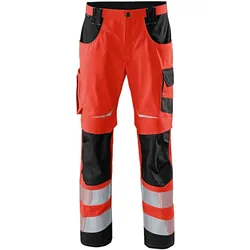 Kübler, Arbeitshose, Bundhose rot/schwarz Gr. 114 (114)