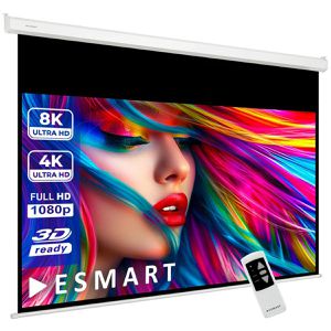 ESMART Beamer-Leinwand Professional MIMOTO, 150 Zoll, 323 x 202 cm, Format 16:10, Motorleinwand