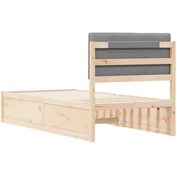 vidaXL, Bett, Holzbett (90 x 200 cm)