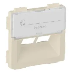 Legrand 755381 Valena Life Abdeckung für Rutenbeck 2xRJ45, Kategorie 5E, UTP. Farbe: Mandelweiß