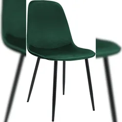 CLP Esszimmerstuhl Maryam grün/Samt