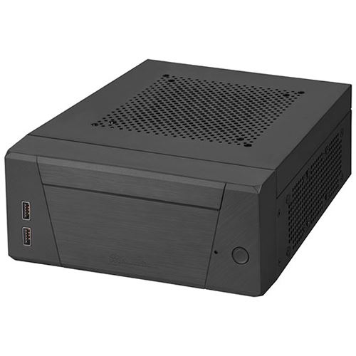 SilverStone Milo 10 Mini-PC-Gehäuse, Mini-ITX - schwarz