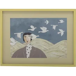 Flyvielle Gerahmte Illustration 47 x 62 cm
