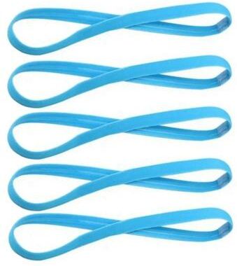 Uplift Picks 5 Pack Non Slip Sports Headbands For Running And Yoga blue (5 Pcs)