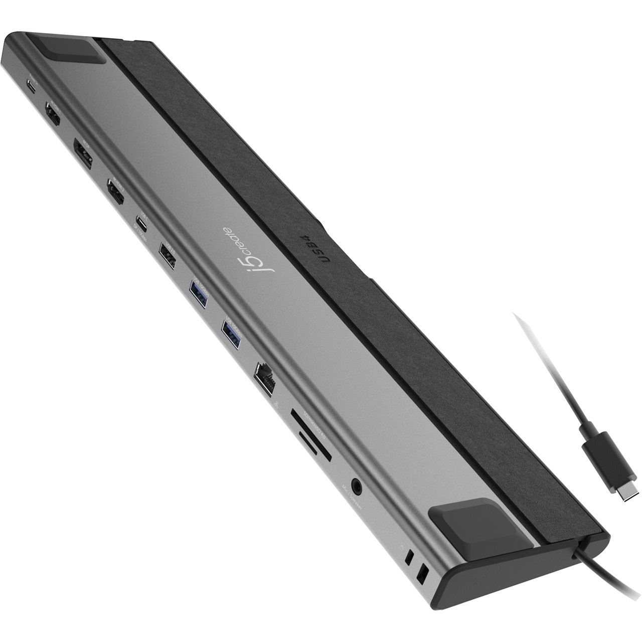 J5CREATE USB4 TRIPLE 4K DISPLAY DOCKING STATION