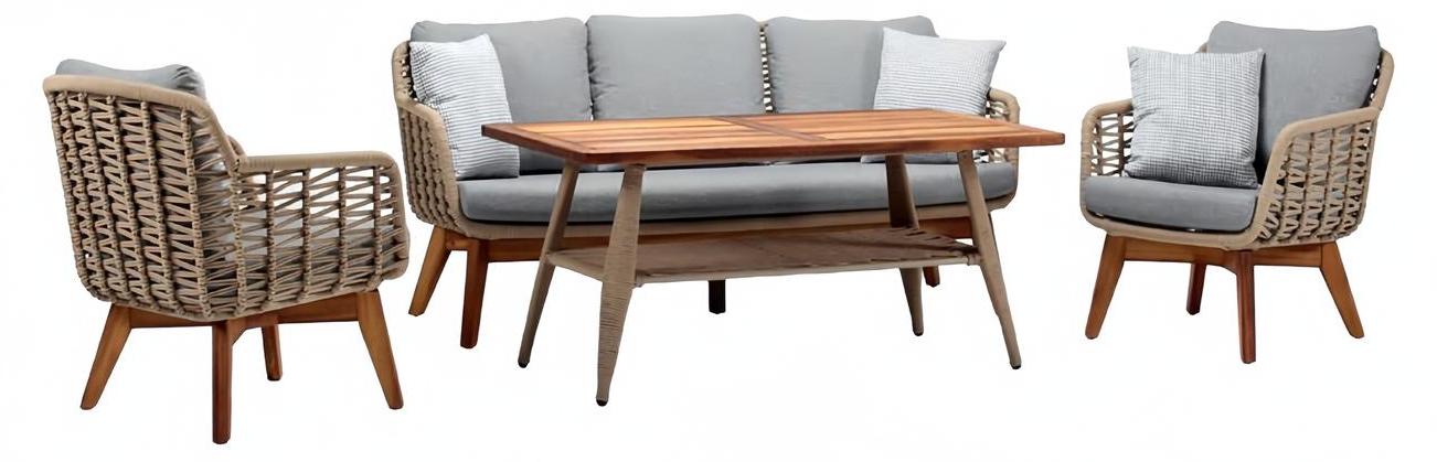 Gartenmöbel Sitzgarnitur Sofa Couch Polster Garten Terrasse Möbel Sitzgruppe