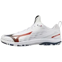 Mizuno Schuh WaveDrive Neo4 weiÃ/blau/orange 44,5 - 10,0/44,5