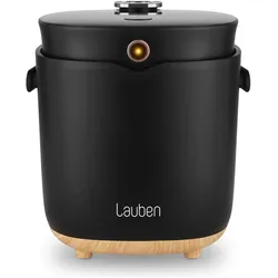 Lauben LBRCMMRC200BA, Dampfgarer + Reiskocher, Schwarz