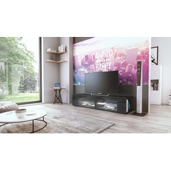 LOWBOARD Movie Front in Schwarz Hochglanz