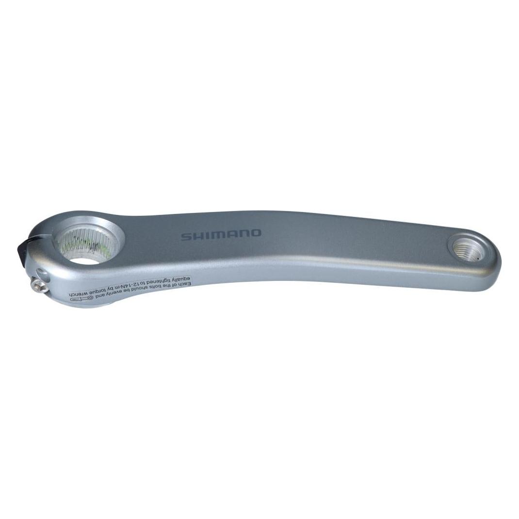 Shimano Kurbelarm E-BIKE SYSTEMS FC-EN500, links, 170mm, silber (170 mm) (Y0US98010)