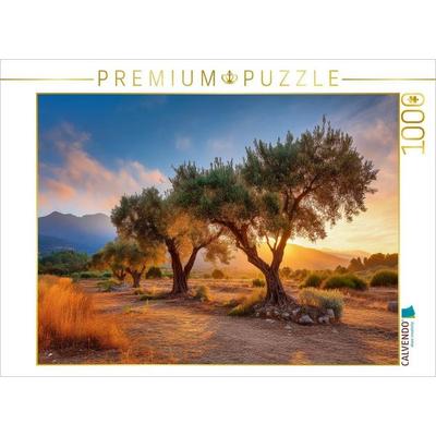 CALVENDO Puzzle Die Zeit der Ernte und des Lichts | 1000 Teile Lege-Größe 64x48cm Foto-Puzzle für glückliche Stunden