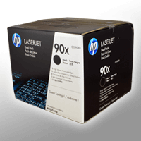 2 HP Toner CE390XD 90X Doppelpack schwarz