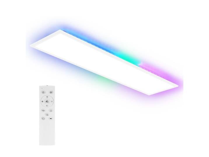 Plafonnier fer blanc 25x100x5cm led 24w