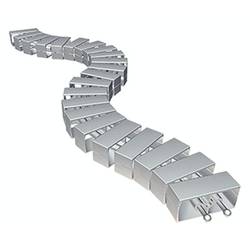 BACHMANN Kabelschlange Cube, silber 930.059