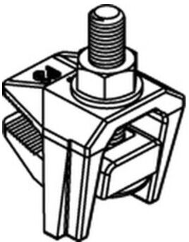 Lindapter Flanschkl. GT F3 M 8 feuerverzinkt, 2 teilig S (F308NB)