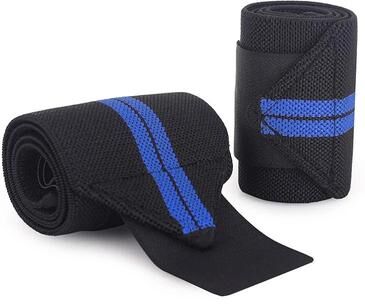Uplifted Finds Elastic Sports Wrist Bandage And Pressure Strap blue