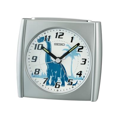 Quarzwecker SEIKO, silber (silberfarben), Wecker, Wecker, Beleuchtung, Geschenkidee, Kinderzimmer, durchlaufende Sekunde