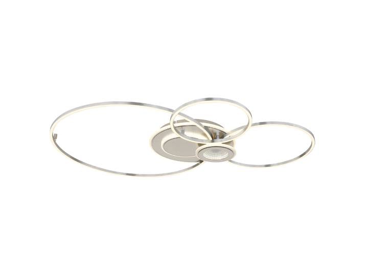 Globo Beltran Plafonnier Semi-encastré Xl À Led Intégré\, Couleur Argent Mat 2700-6000k