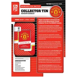 Topps 2026/27 Manchester United Collector Tin Case (Box Set & Collection)