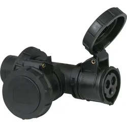 PCE T-connect 2 Way 16/3 - Plug 16/3 CEE IP67