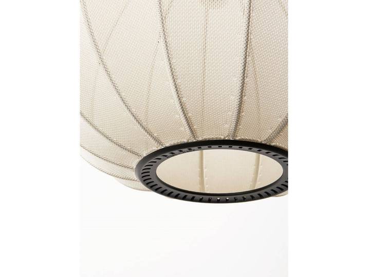 Knit-Wit 45 Round Pendelleuchte Pearl White - Made By Hand - Schlafzimmer - Aluminium