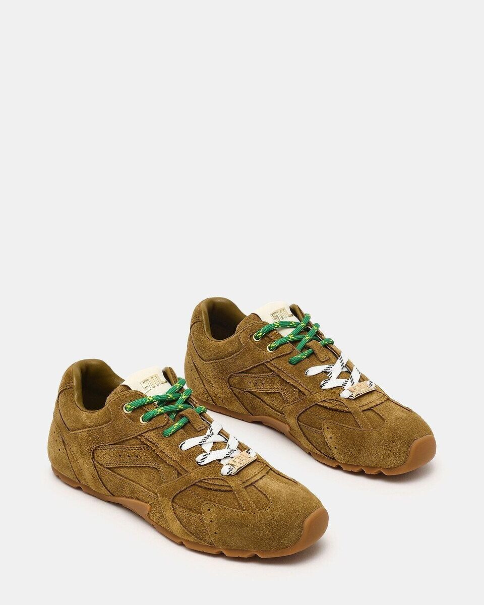 STEVE MADDEN Baskets en cuir suède, double lacets, ASIEL