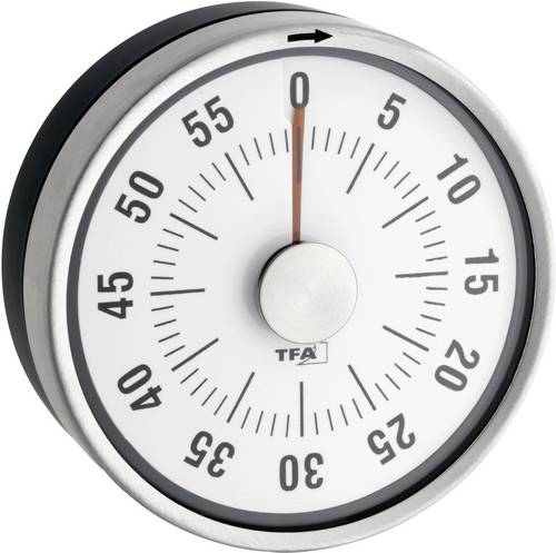 TFA Dostmann Puck Timer Anthrazit analog