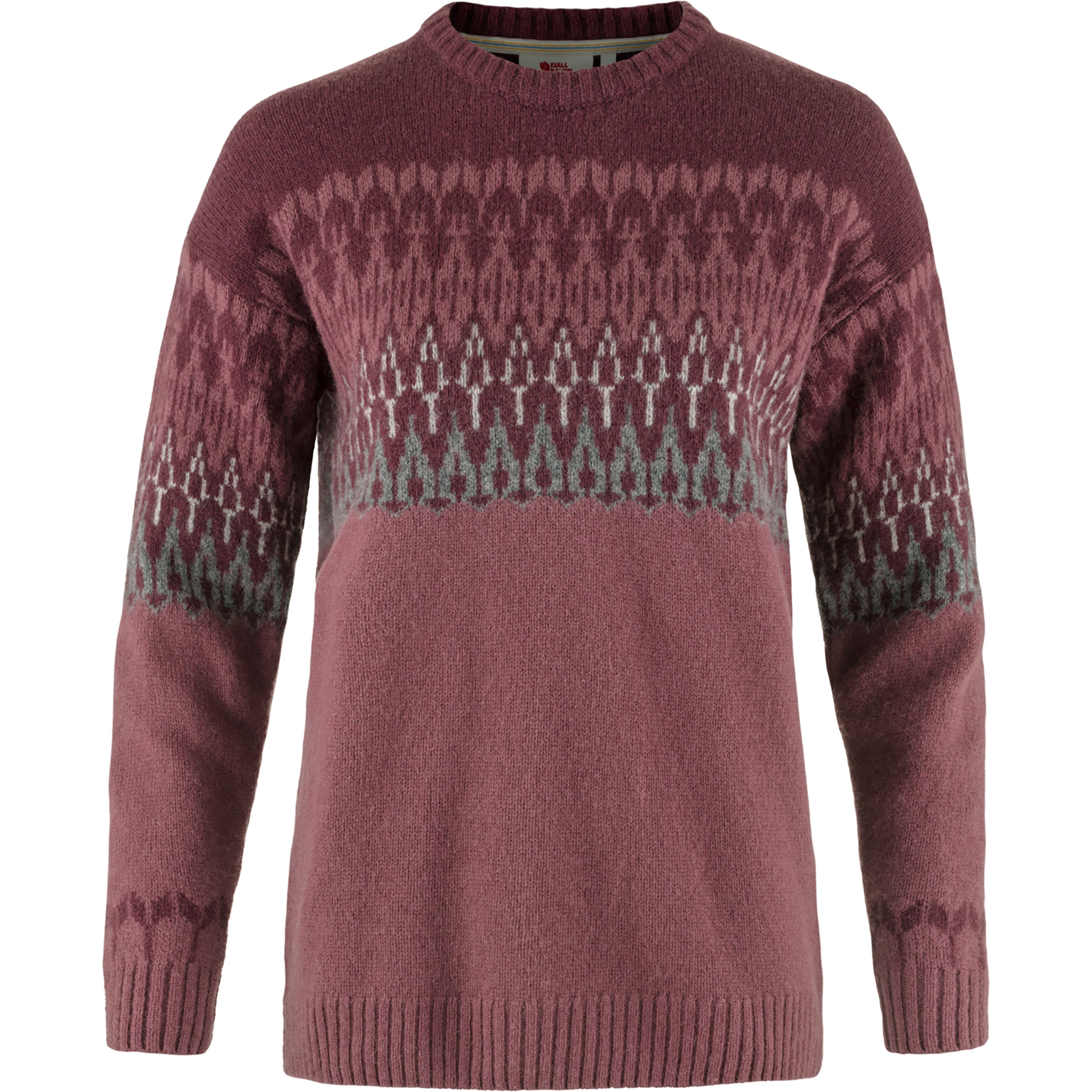 Fjällräven Övik Path Knit Damen Pullover lila Größe S Lifestyle Hautfreundlich