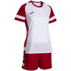 JOMA Lider Trikot + Shorts Set Damen 206 - weiß/rot M
