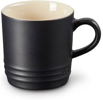 Le Creuset Satin Black Stoneware Cappuccino Mug