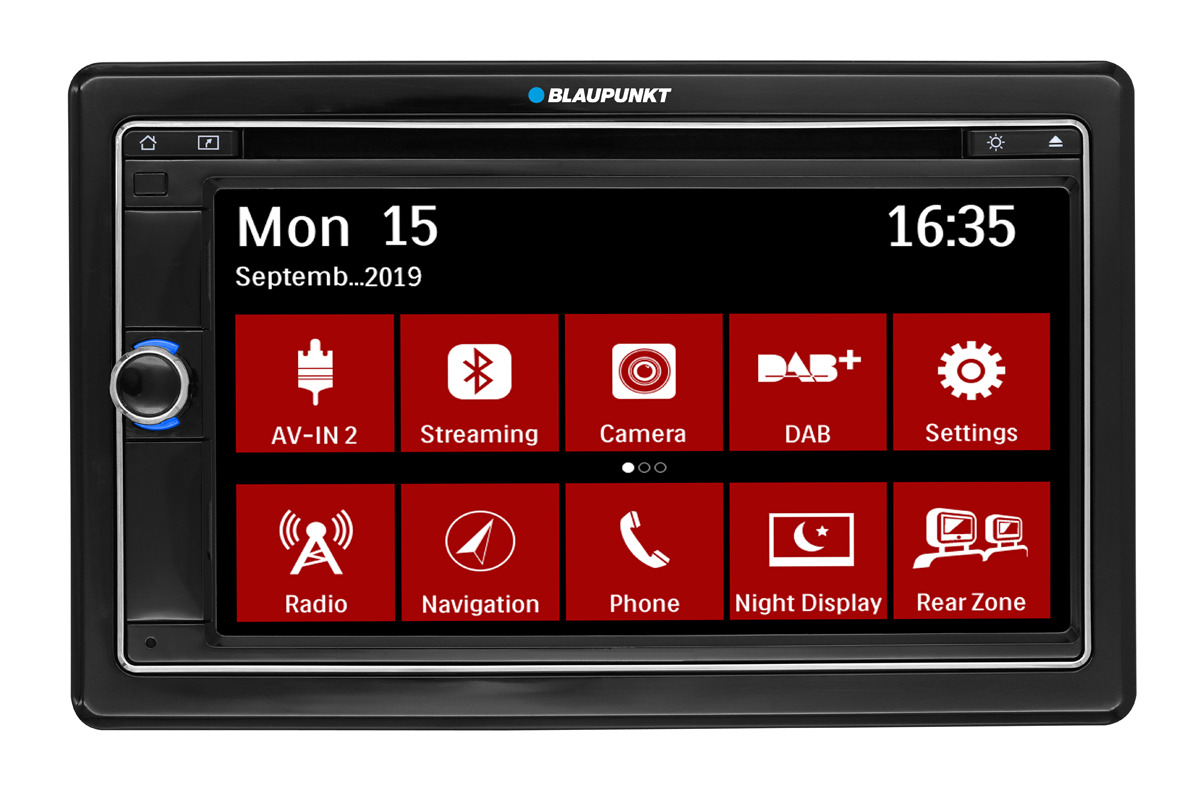 Blaupunkt Las Vegas 690 DAB mit Car Navigation, 2-DIN Car-Multimedia, 6,75 Zoll Touchscreen, DAB+, Bluetooth, CD/DVD, 2xUSB, Freisprecheinrichtung
