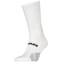 Head, Unisex, Sportsocken, Padel Crew 1p (43 - 46), Weiss