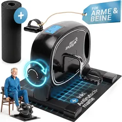 ArtSport Pedaltrainer Sportivo - leiser Heimtrainer, Fitnessgerät, Senioren, Armtrainer