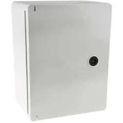 RS PRO Wandregal IP65 ABS 280x210x130mm (Gehäuse), Elektronikzubehör + Gehäuse, Grau