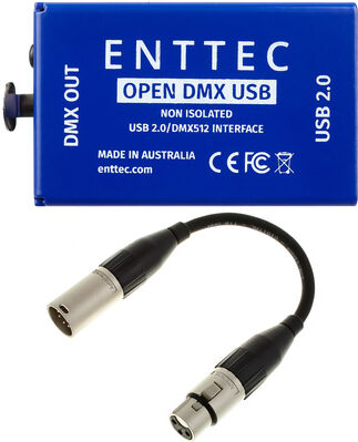 Enttec Open DMX USB Interface Bundle Noir