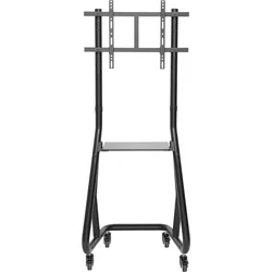 equip TV-Wagen 37"-80"/80kg 1TFT mit Höhenverstellung grau (80 kg, 37" - 80"), TV Ständer, Schwarz