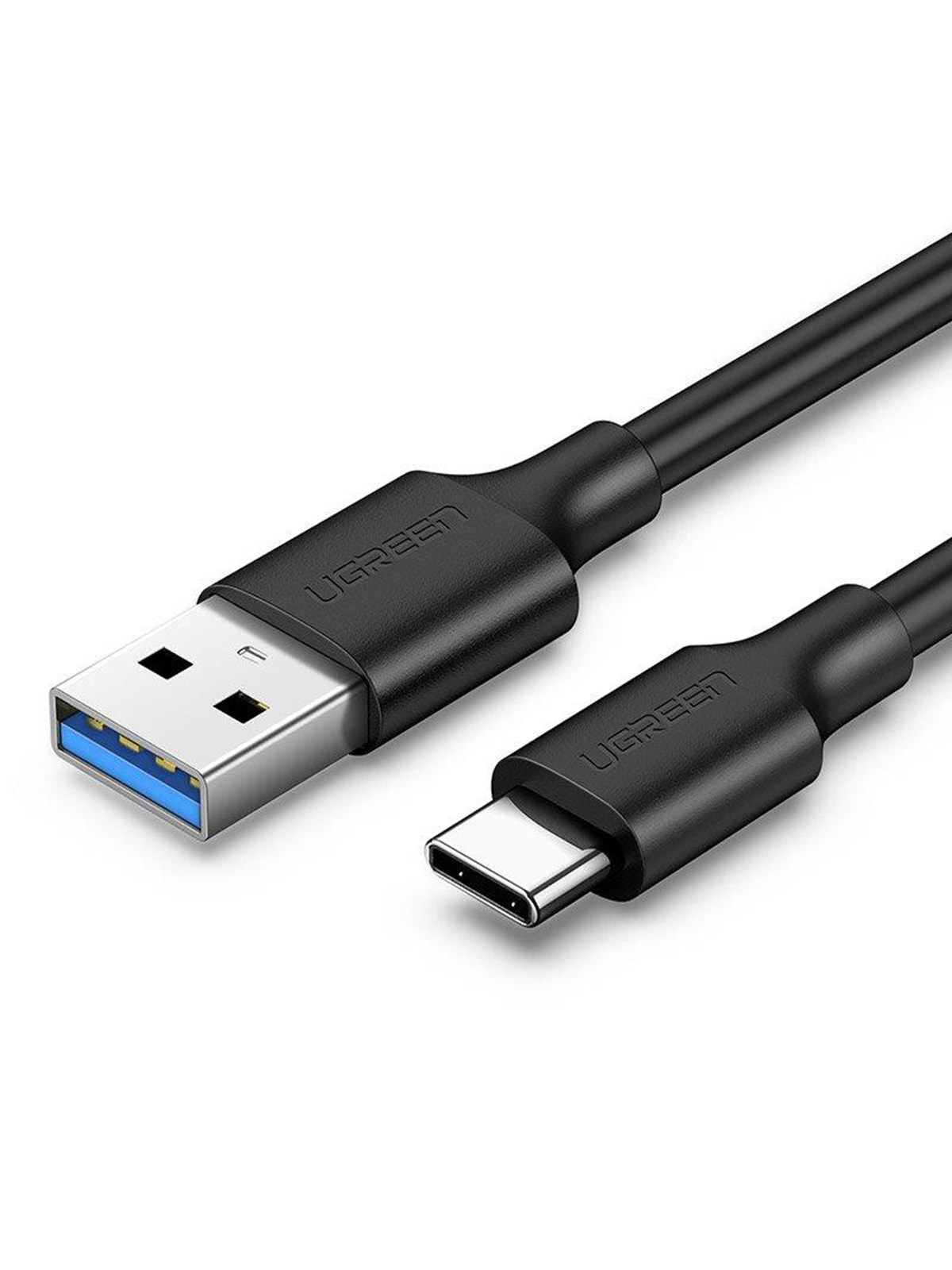 UGREEN US184 USB-A 3.0 / USB-C 3A cable - 1m - Black