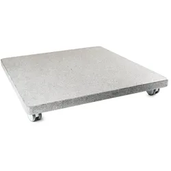 Jardinico Antego Granitschirmständer mit Rollen ( optional ) - G04 silk grey 2 Platten