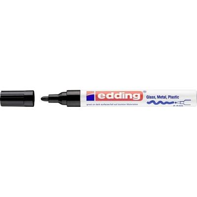 Edding 750 4-750-9-001 Lackmarker Schwarz 2 mm, 4mm