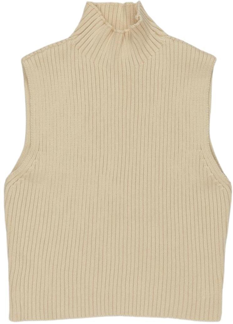 Glamorous Damen Pullover, Beige, Gr. EU 38, Synthetik / Baumwolle - Second Hand