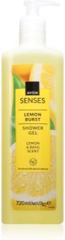 Avon Senses Lemon Burst gel de duche refrescante 720 ml. Senses Lemon Burst