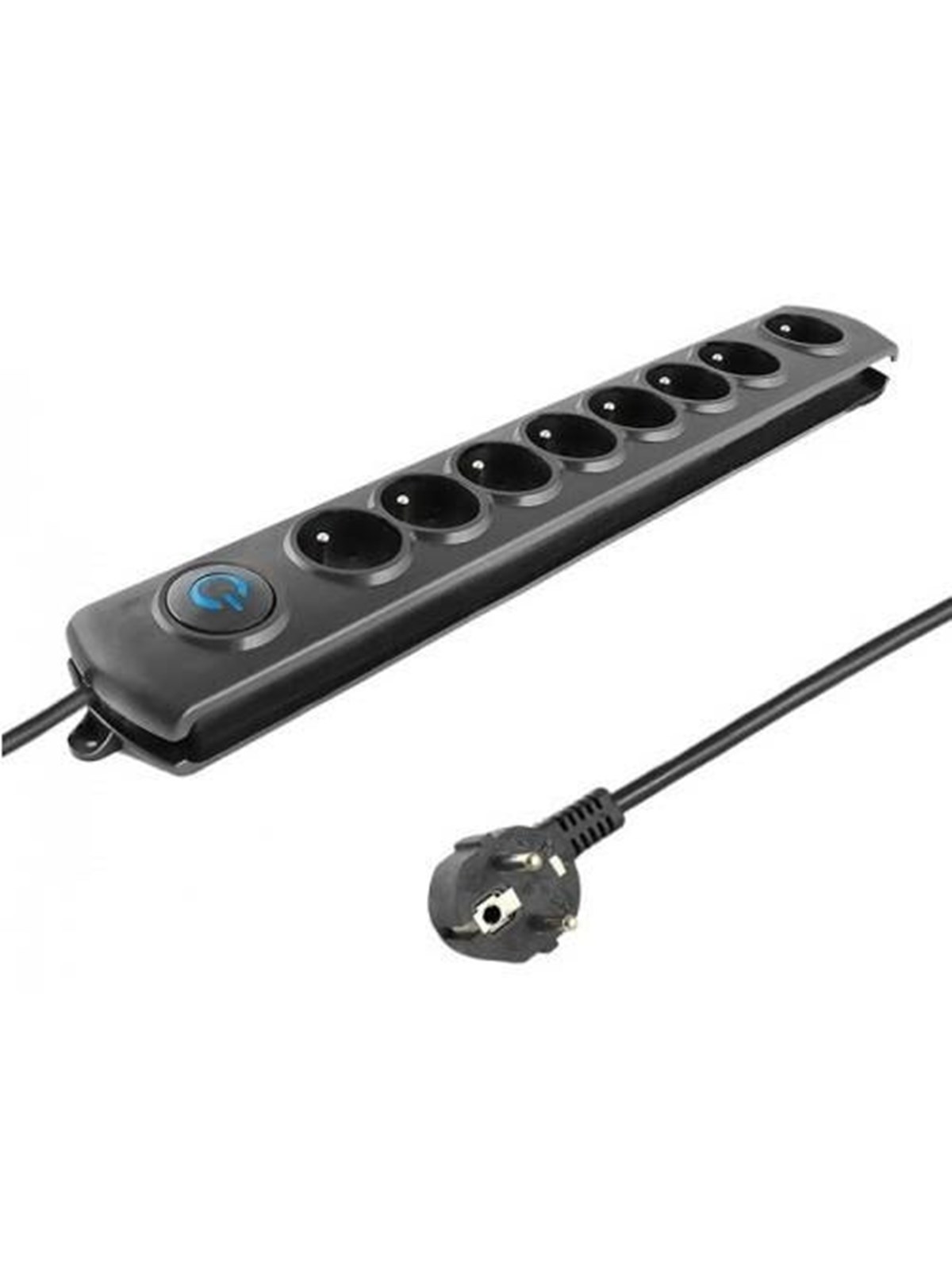 Qoltec 50113 Überspannungsschutz - 8 Typ E Steckdosen - 230 V - 1.8 m